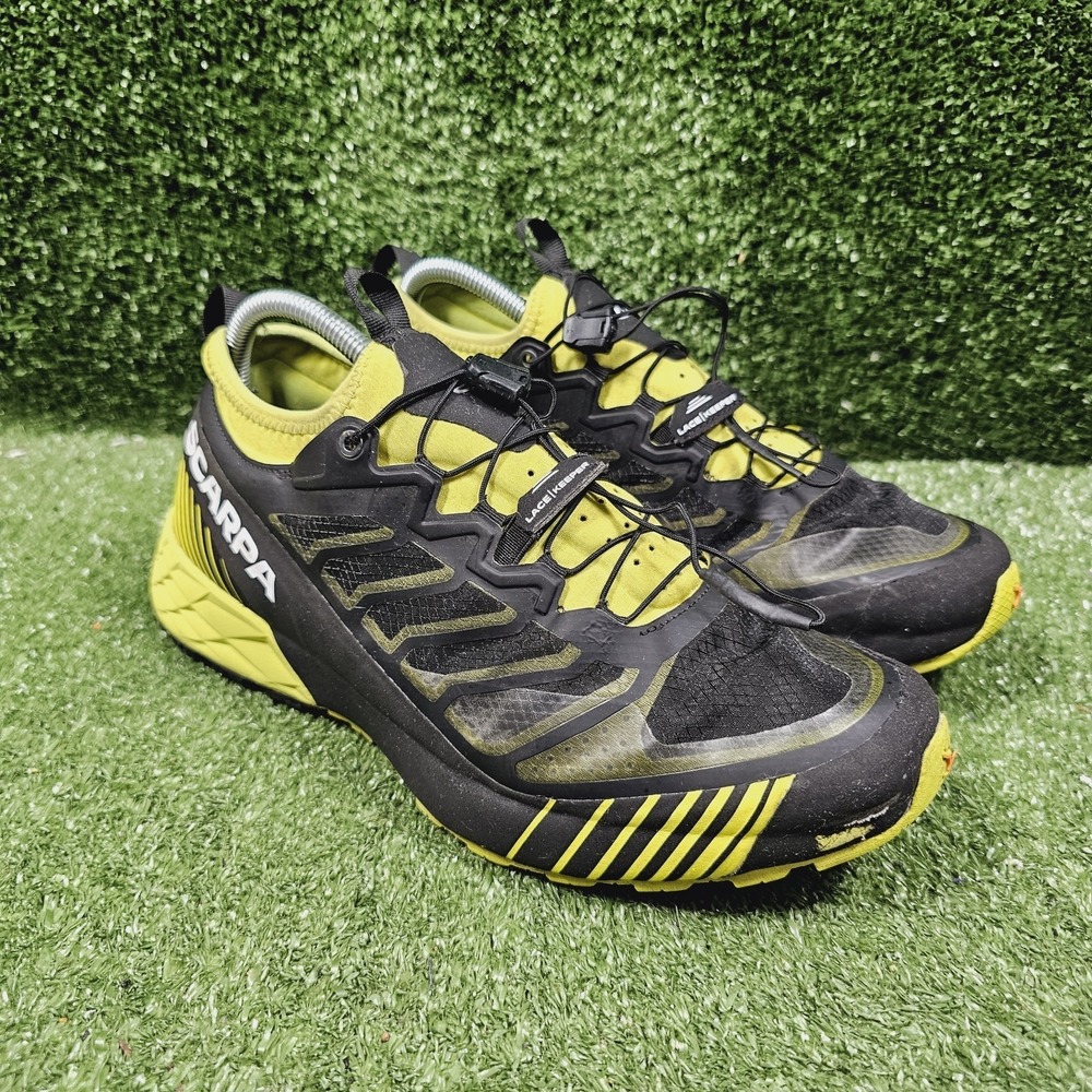 Scarpa Ribelle Run Black Yellow Athletic Trail Running Sneakers Mens Size‎ 9